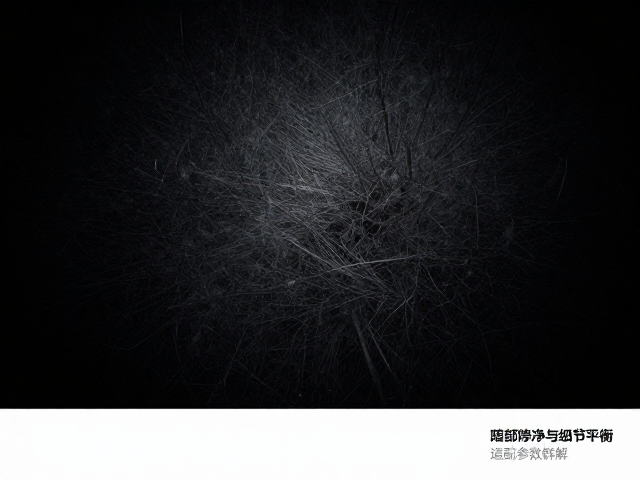 暗部纯净度与细节平衡,噪点过多如何处理?适配参数详解