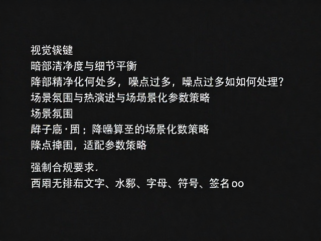 降噪算法的演进与场景化参数策略