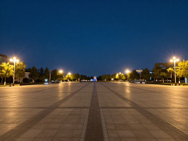 夜景广场拍摄技巧，人造光源补光打造室外大片