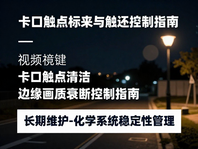 长期维护与光学系统稳定性管理