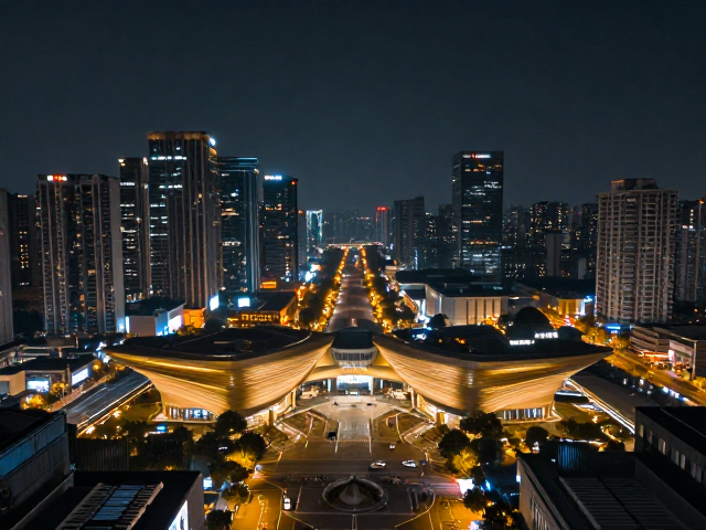 成都天府广场高空夜景全景机位,色温校正,绝美打卡攻略