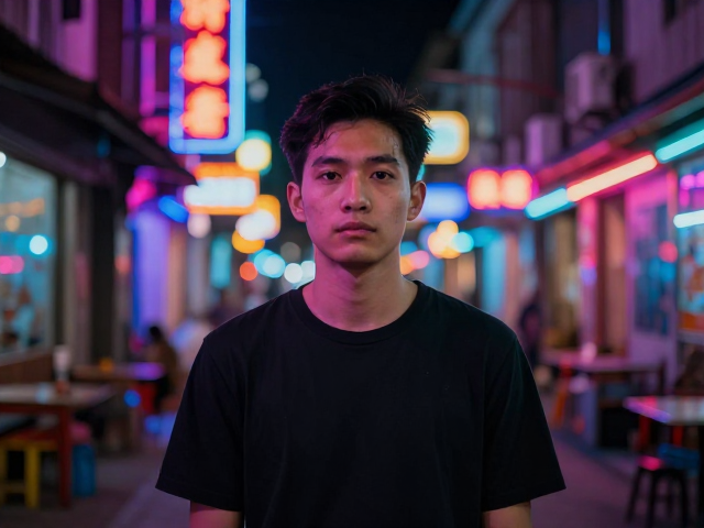 霓虹混合光的曝光控制