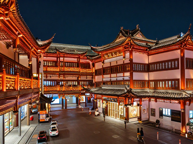 上海豫园夜景机位推荐，庭院机位拍摄指南，摄影爱好者必藏