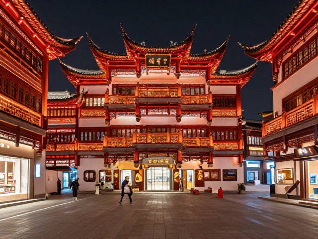 玉华楼与周边街巷的市井烟火