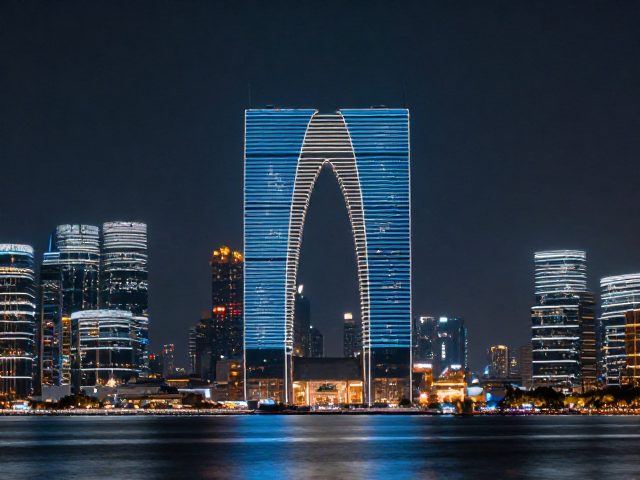 打卡地标建筑夜景,通透干净的亮化机位攻略