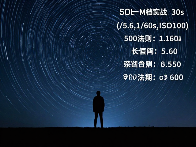 星空拖轨参数详解:500法则与长时间曝光