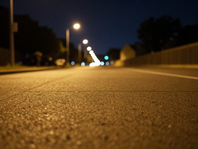 户外夜景拍摄技巧，利用前景引导线，低ISO提升画质