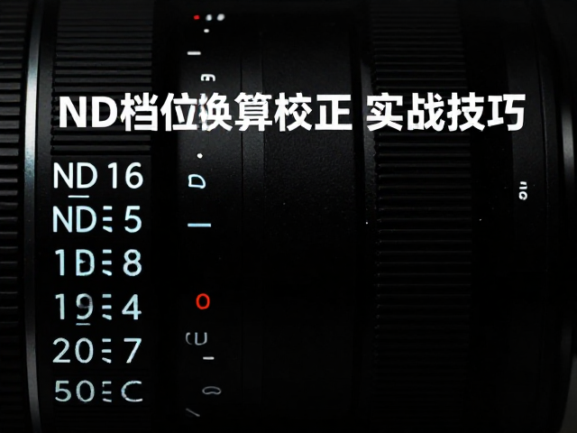 ND档位换算练习,光影柔化与白平衡校正实战技巧
