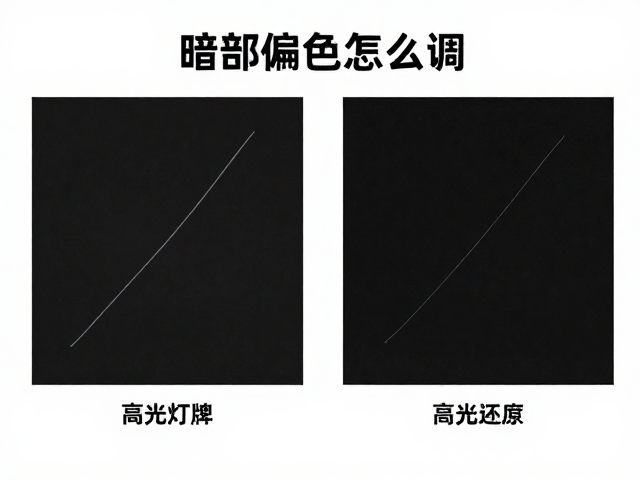 基于曲线与色彩分级工具的暗部还原