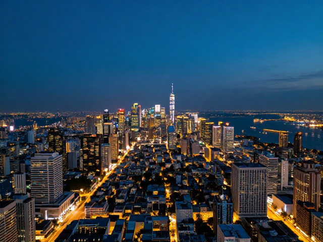 城市灯光机位推荐,黄金转蓝时段拍出层次丰富夜景