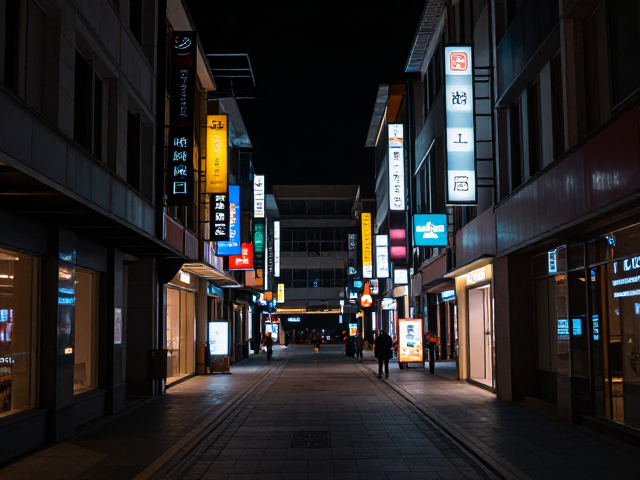 商业街霓虹夜景怎么拍?掌握明暗层次与阴影细节恢复技巧