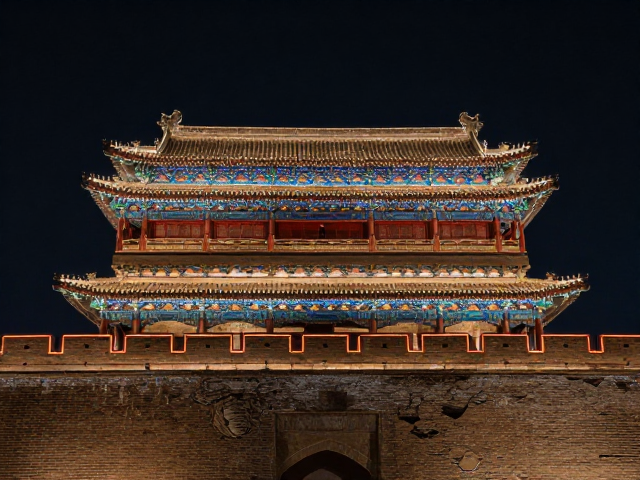 构图视角与建筑结构的呼应