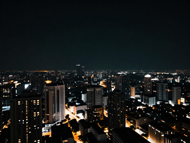 科技夜景摄影,利用人造光源与暗部留白打造高级感大片