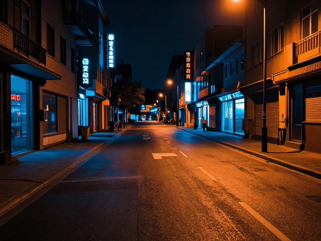 蓝橙撞色街头夜景,解锁城市夜经济新玩法