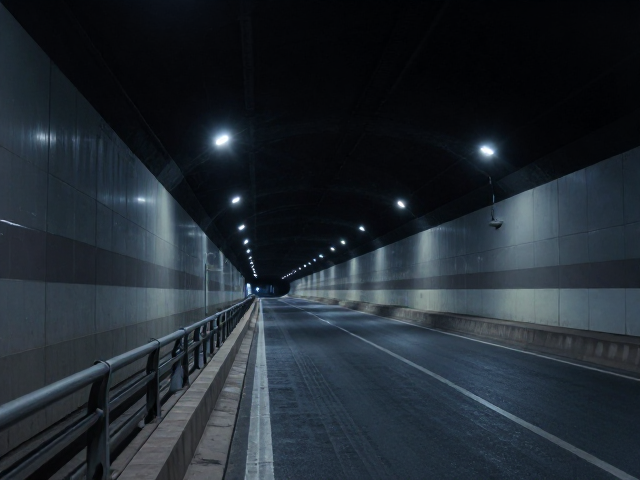 全画幅相机下的隧道夜景,如何拍出极致工业冷峻感?
