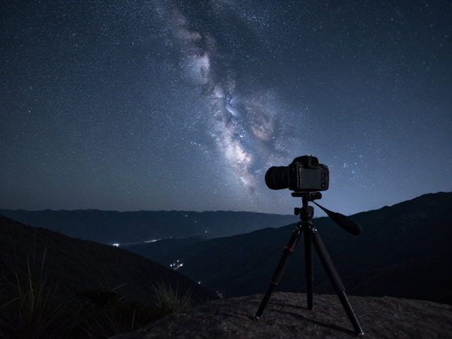 构图预判：星光定位与前景搭配