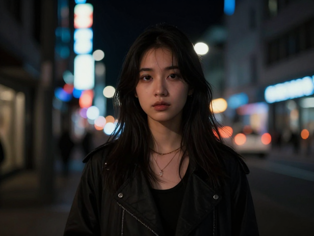 城市霓虹下的夜景人像,低照度柔光拍摄与后期全攻略