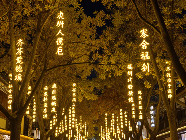 树枝造景，层次感拉满