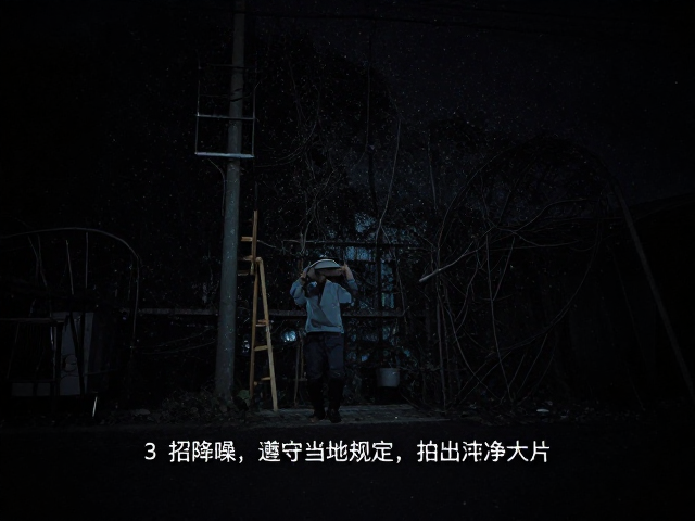 暗光拍摄噪点多?3招降噪,遵守当地规定,拍出纯净大片