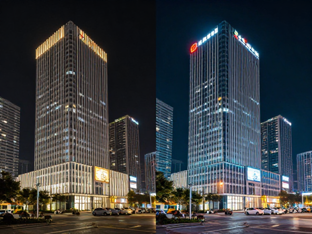 商业夜景修图,极致画面质感与眩光控制实战