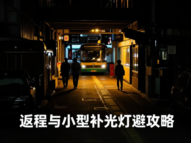 小众机位打卡指南,返程交通与小型补光灯避坑攻略
