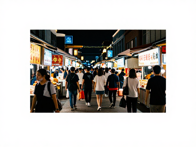 节假日夜市人文机位，用快门优先抓拍人间烟火气