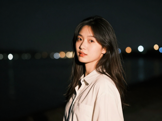 夜景人像怎么拍?利用延时拍摄功能,定格绝美光影瞬间
