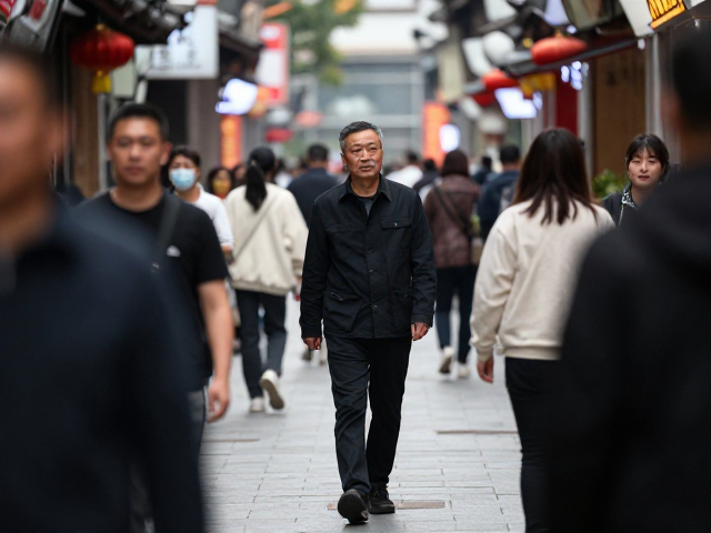 市井机位怎么选？人流稳定，人物居中，拍出高级感街拍