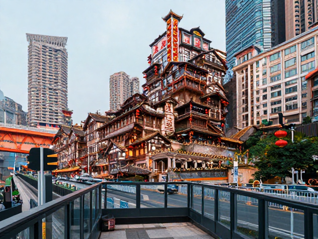 重庆洪崖洞周边街拍机位，地铁口直达的街头绝美视角指南