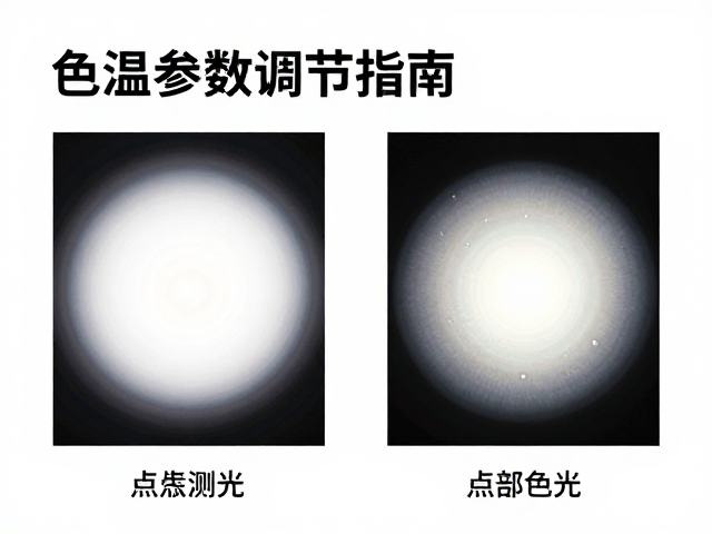基于点测光数据的色温参数调节策略