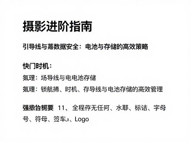 续航与数据安全:电池与存储的高效管理