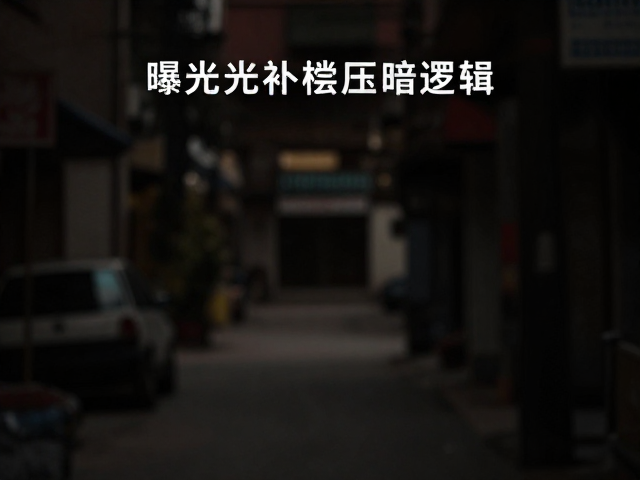 曝光补偿压暗背景的核心逻辑