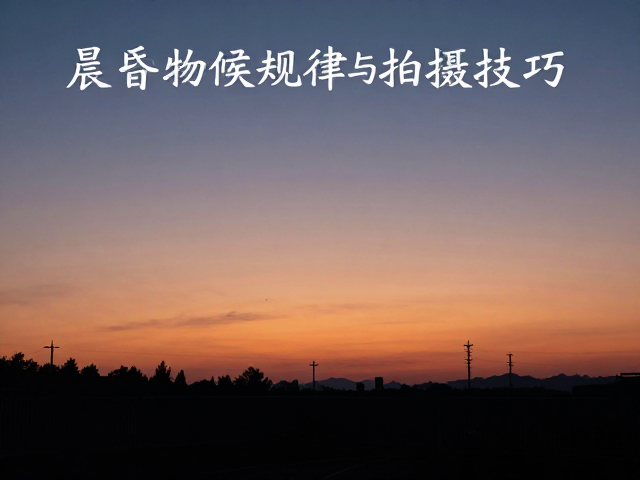 黄昏摄影:剪影艺术与色彩层次捕捉