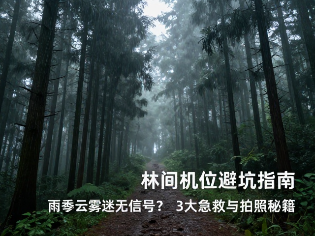 雨季林间机位选择与信号盲区规避