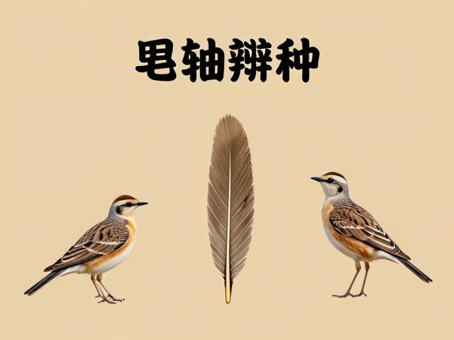 常见草原荒漠鸟类的羽轴特征解析