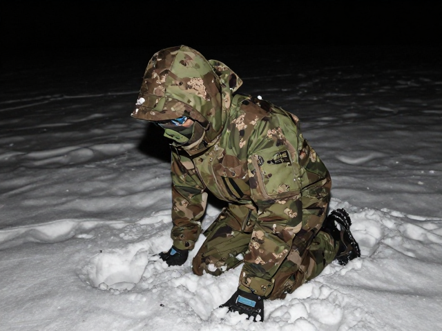 隐蔽行踪与雪地光学特性应用