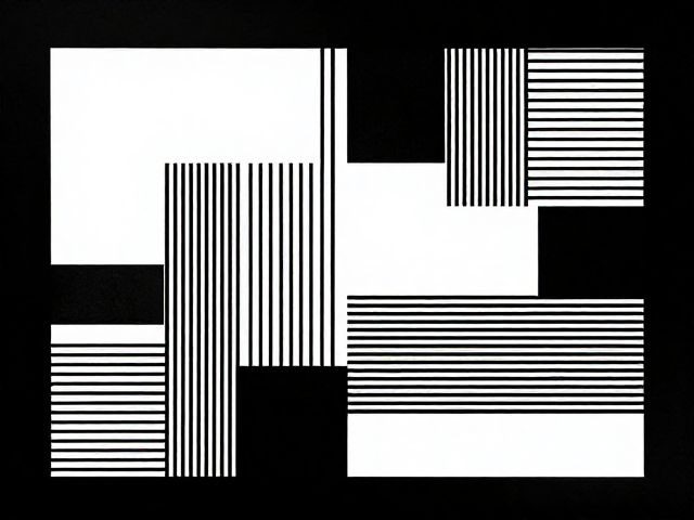 抽象构图与几何线条的艺术表达