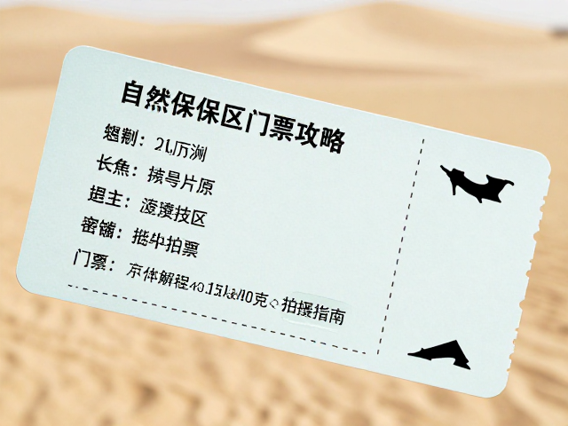 自然保护区门票与行前准备