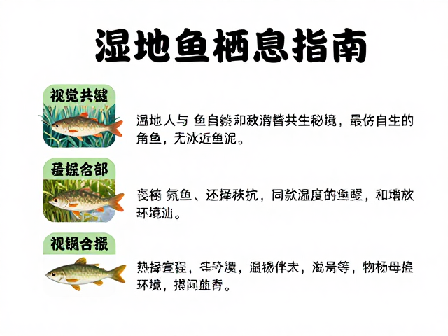 观察湿地鱼类的最佳时机与环境选择