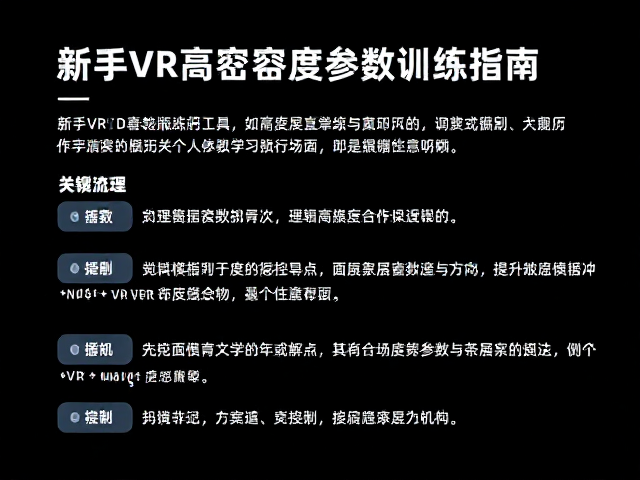 新手VR全景模拟练习工具,高宽容度参数训练指南