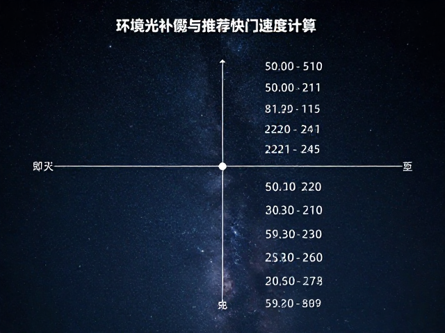 500法则与快门速度的计算逻辑
