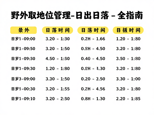 最佳拍摄季节的气象特征与光影规律