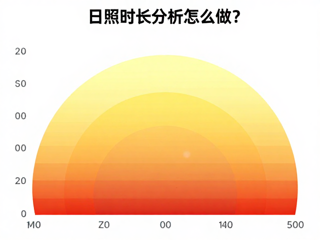 日照时长分析怎么做?支持自定义地点与光照角度查看