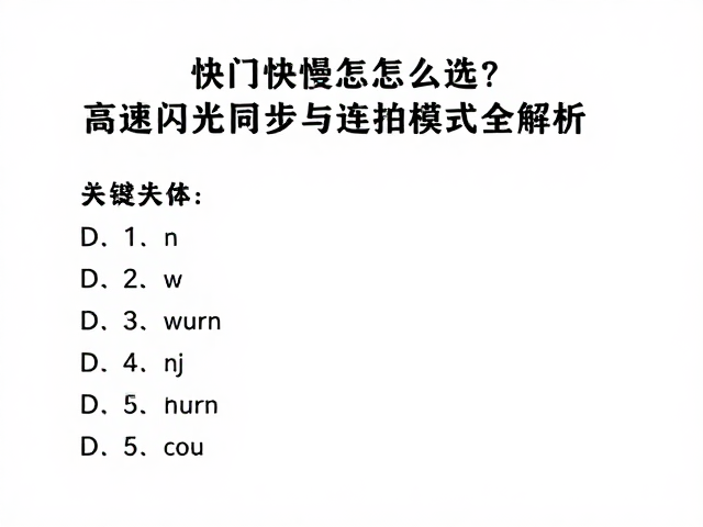理解快门速度与闪光同步的基本逻辑