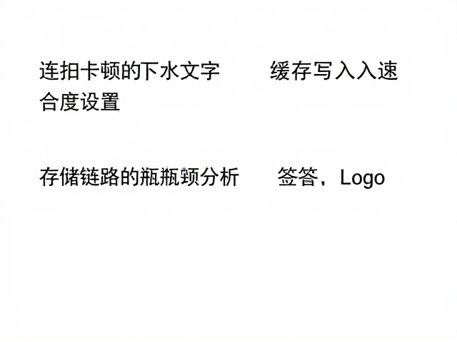 连拍模式卡顿？检查快门速度与缓存写入速度设置