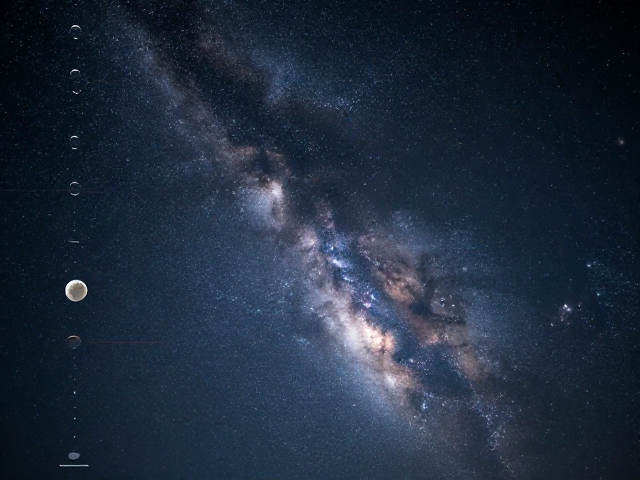 星点清晰设置与查星轨月相,助你捕捉绝美银河拱门