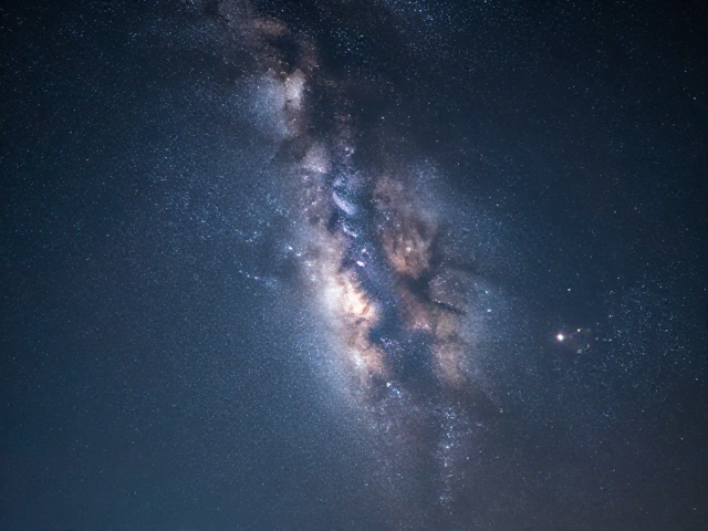 简单环境人像练习,星空银河下的色彩分级技巧