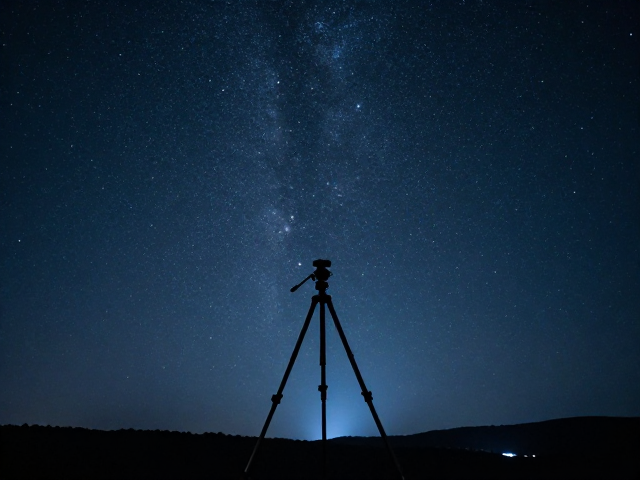 夜景星空拍摄技巧,高速快门凝固瞬间,提前预判最佳效果