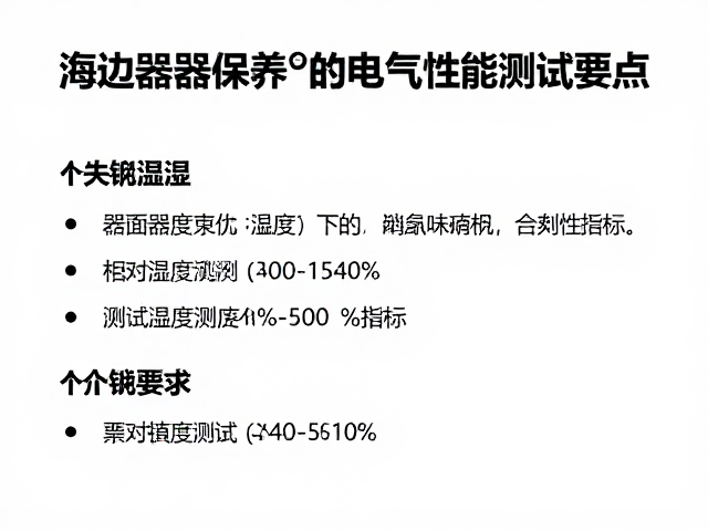 电气性能测试的核心指标与方法