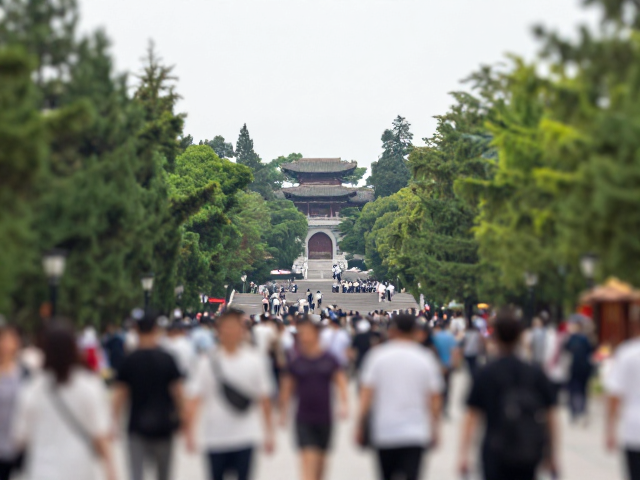 风光成片解析,用人流虚化避免过度后期失真,还原真实质感